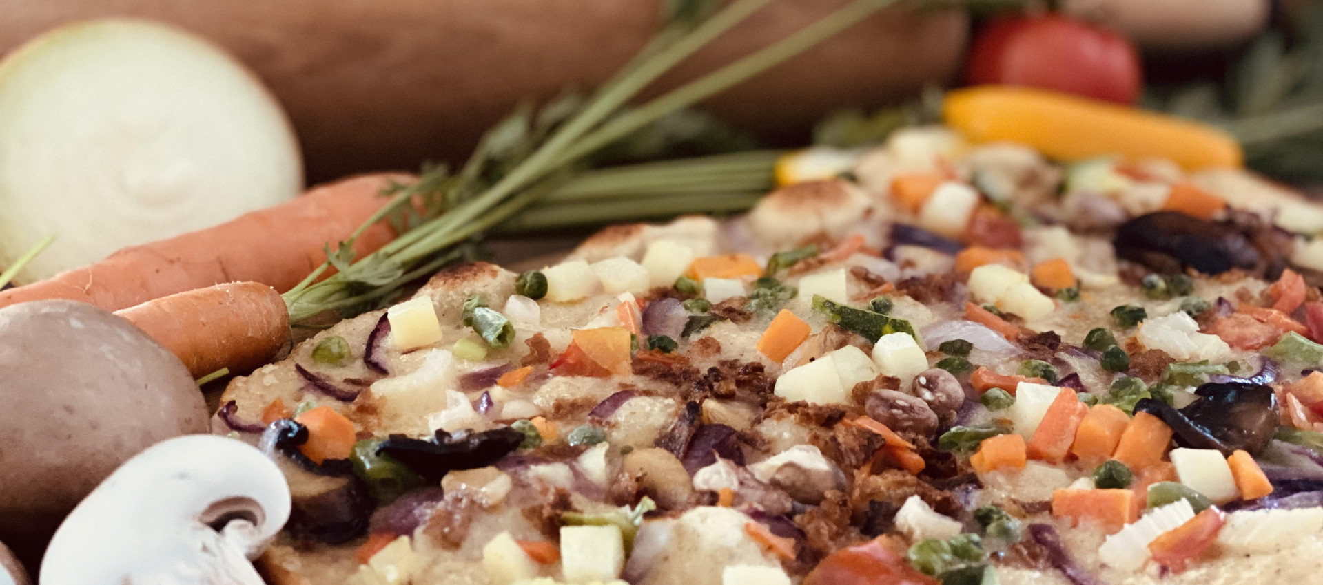 Flammenkuchen des Monats - Vegan
